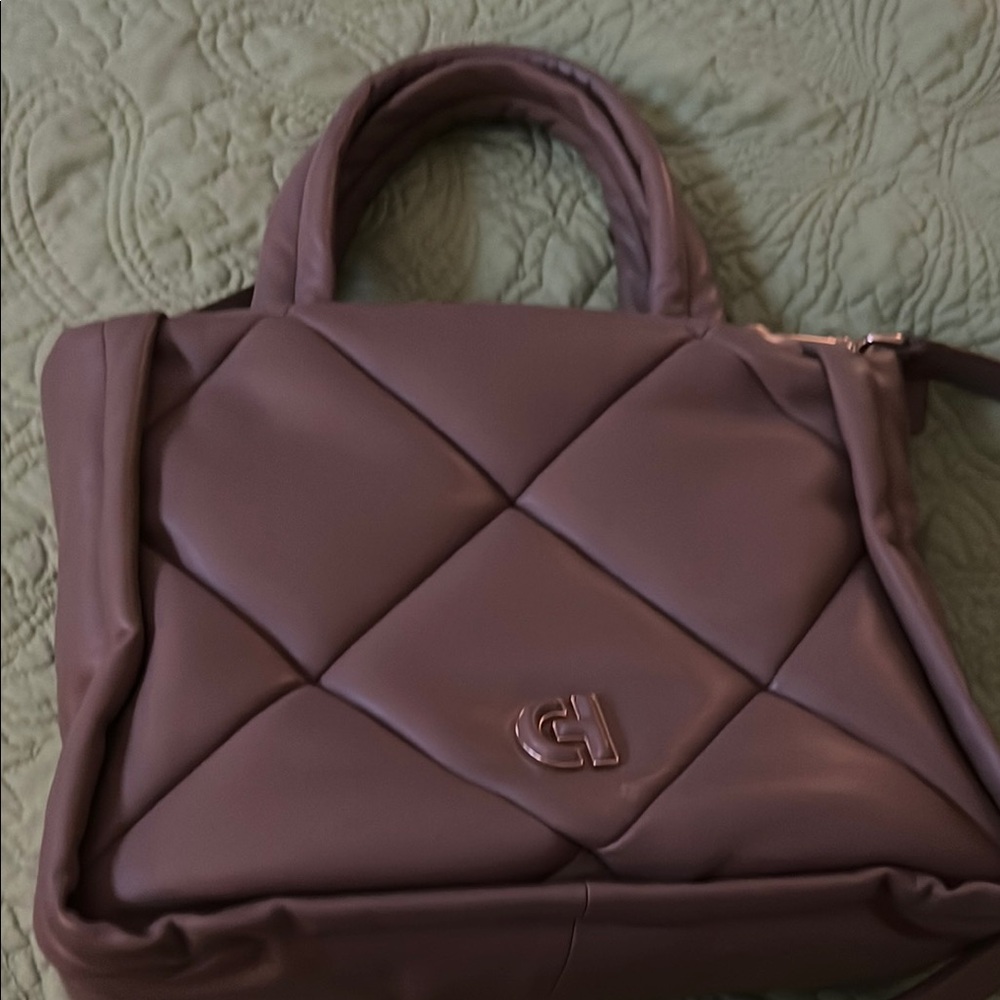 Cole Haan Irish Coffee Quilted Tote